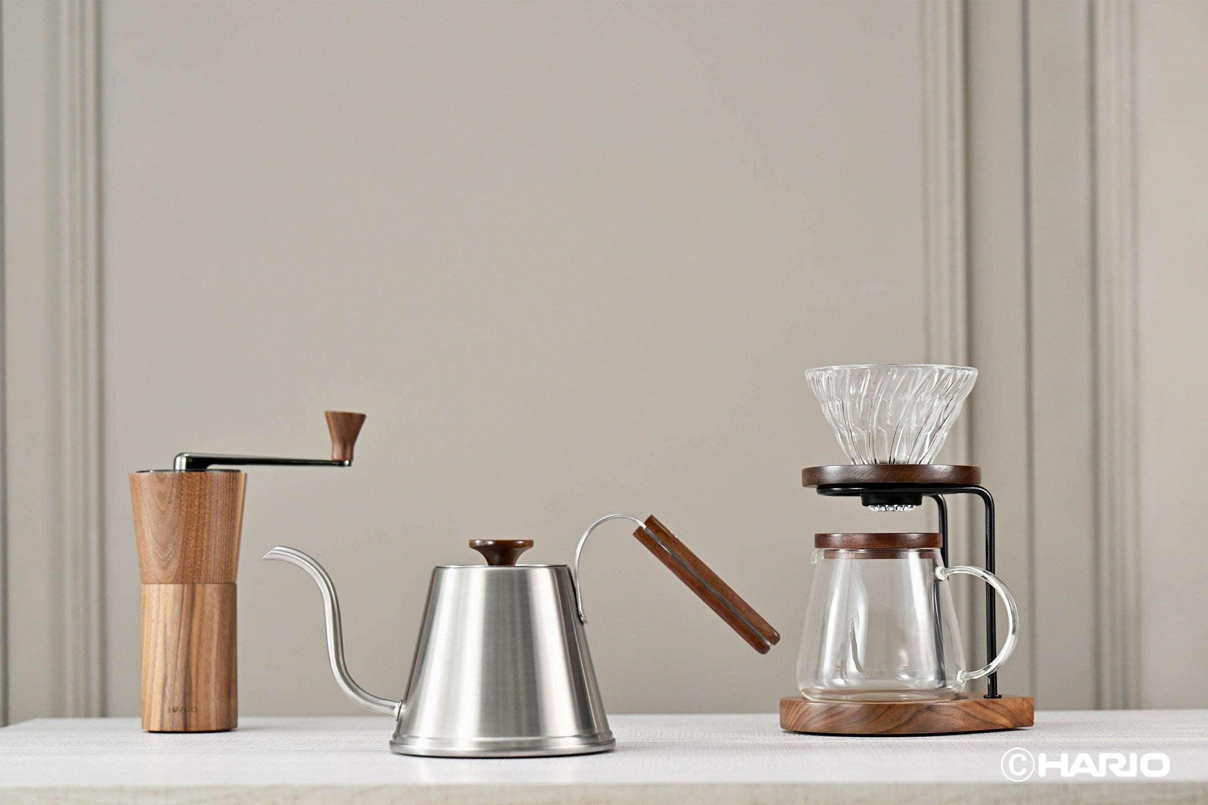 Walnut Series V60 Drip Stand 02 Set: Drip Stand Set | OPOSSUM